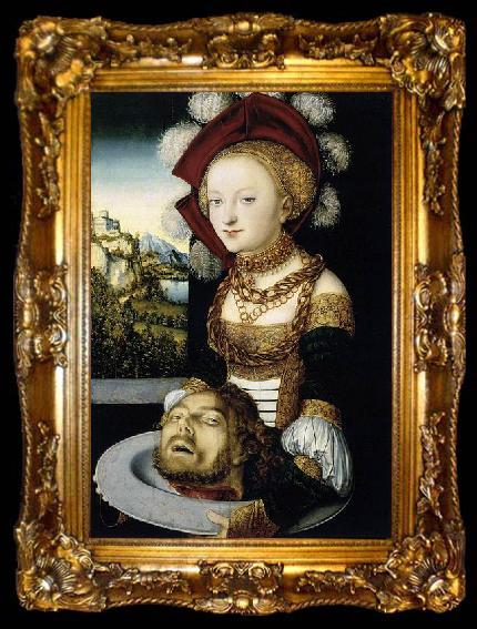 framed  Lucas Cranach Salome, ta009-2